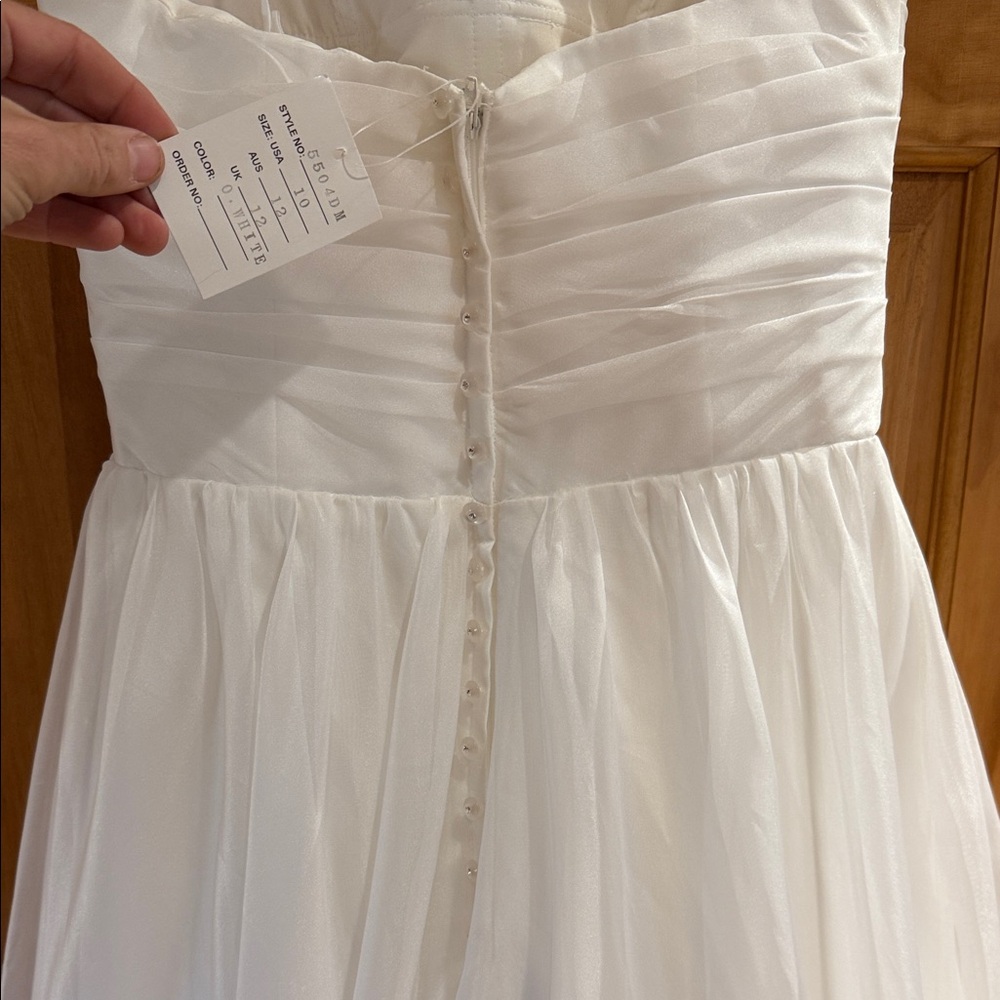 Stella York Strapless White Gown - Picture 6 of 6